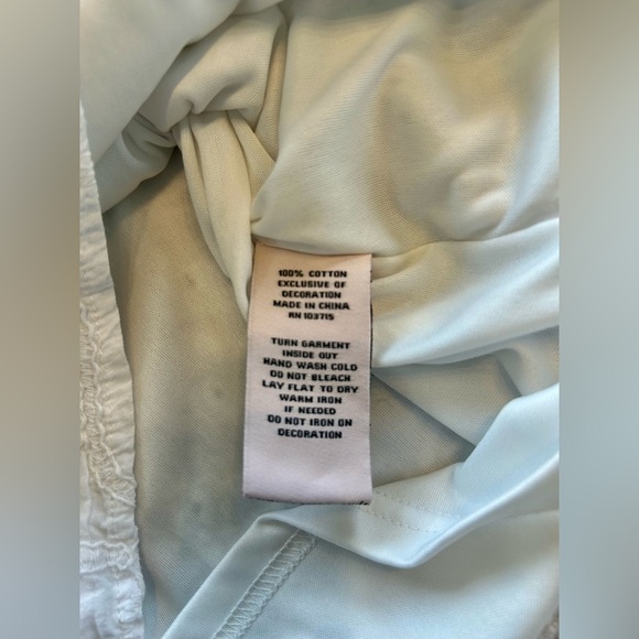 Nanette Lepore White eyelet Dress size 10 - Picture 7 of 7